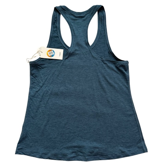 Vuori Lux Performance Tank Pool Heathered Blue Women's XL Racerback New With Tag - Picture 3 of 5